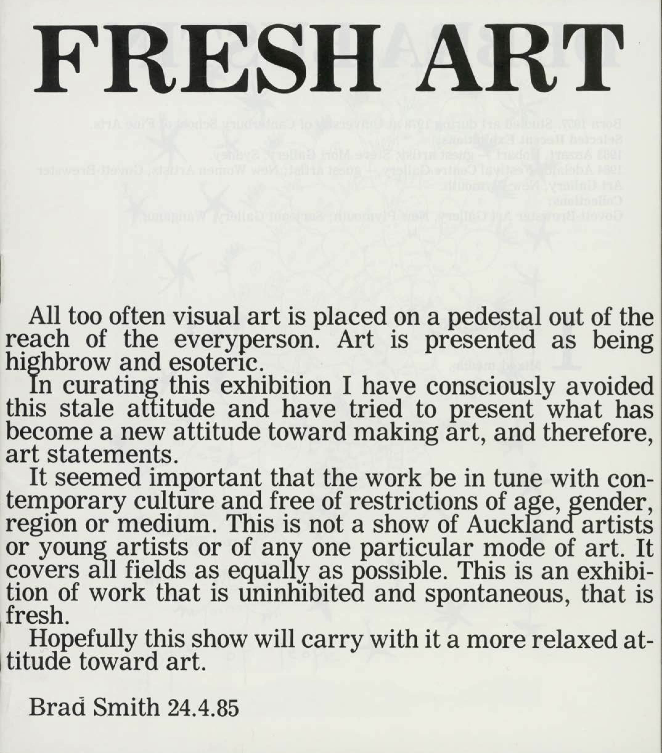 1985 Fresh Art 1