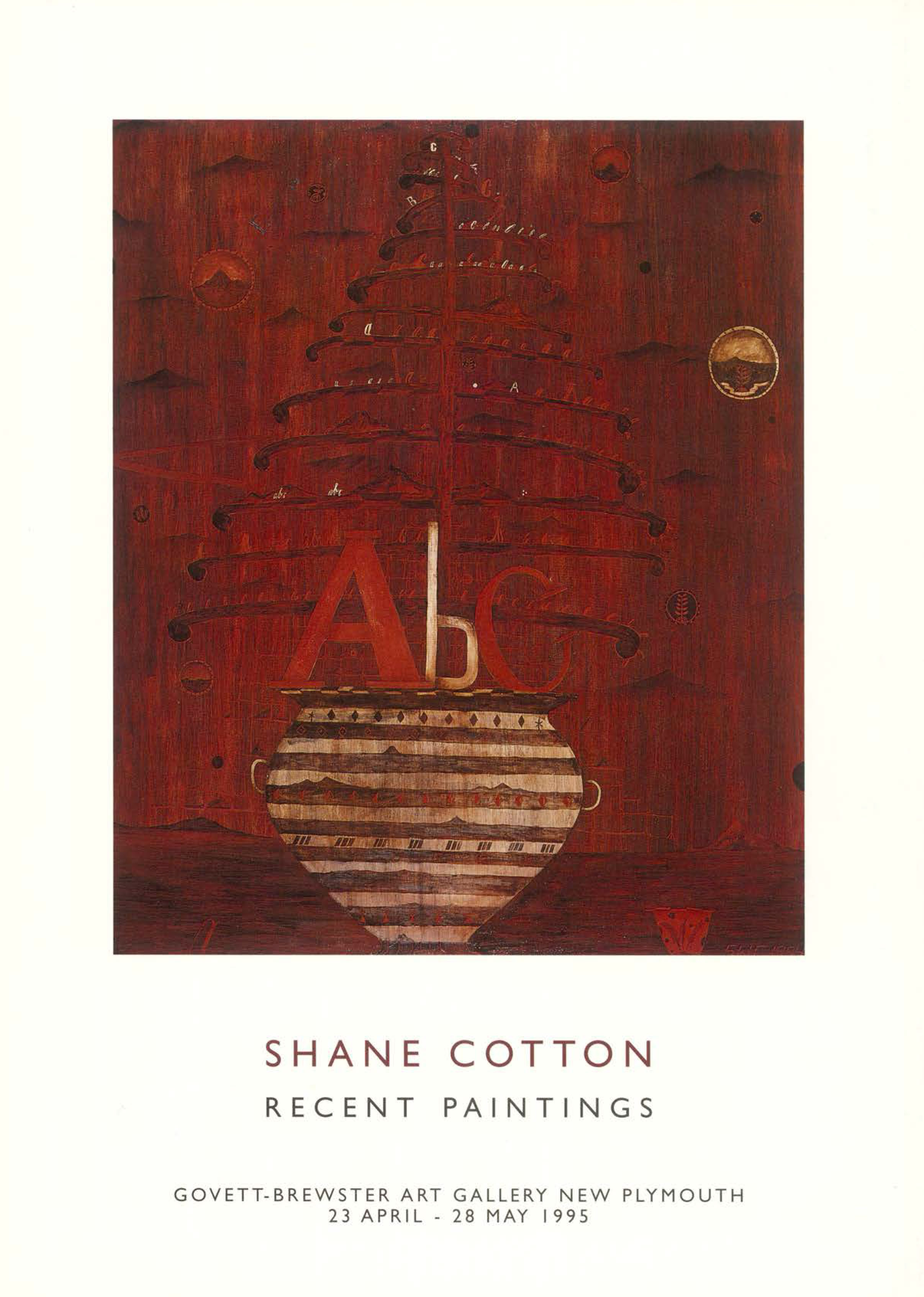 1995 Apr May Shane Cotton Recent Paintings 1
